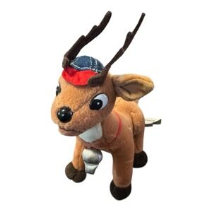 Rudolph Red Nose‎ Reindeer Coach Comet 14" Plush Stuffed Animal Vintage 1999 CVS
